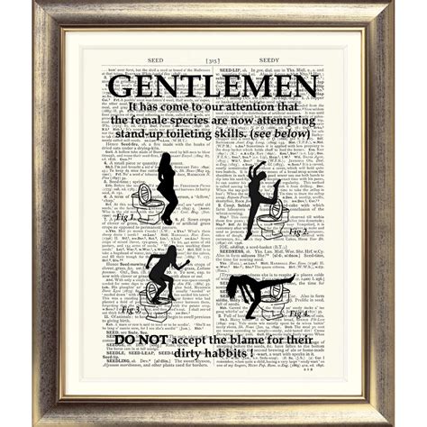 We certainly have computer online games and word search queries. HUMOUR ART PRINT ON ORIGINAL ANTIQUE BOOK PAGE Toilet ...