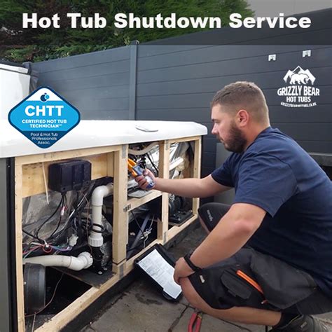 Hot Tub Shutdown Service The Grizzly Bear Hot Tub Company