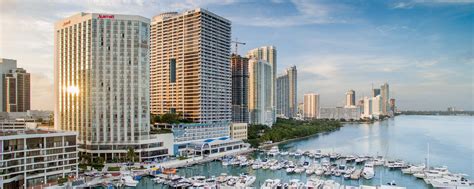 Miami Hotel Near The Port Miami Marriott Biscayne Bay