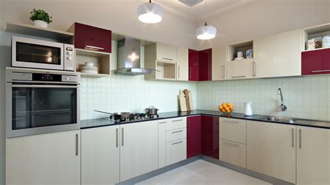 Can a sink be fitted into an l shaped kitchen? L-Shaped Modular Kitchen Designs India | HomeLane