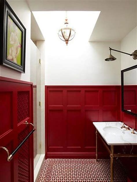39 Red Bathroom Tile Ideas And Pictures 2022