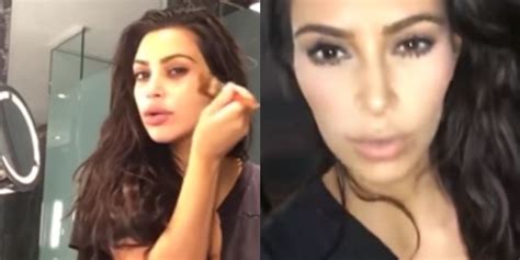 kim kardashian has finally revealed how she does her own makeup what can you say about her