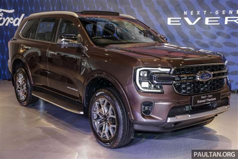 2022 Ford Everest Launched In Malaysia 3 Variants 20l Single And