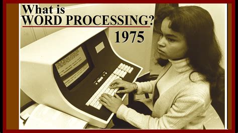1975 What Is Word Processing Vintage Computer History Educational