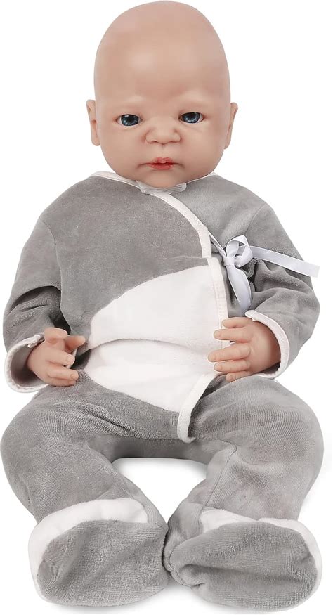 Vollence 22 Full Silicone Realistic Baby Doll Not Vinyl