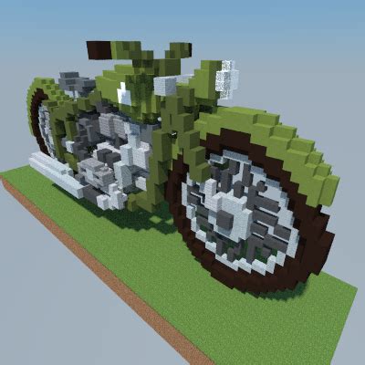 If portals have not already been constructed in the nether , then the player can create a portal at the overworld destination, travel into the nether and back out again immediately, then build another portal in a village less than 128 blocks. Dnepr MT-11 Motorcycle Minecraft Project