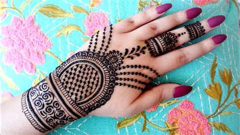 How To Apply Eid Special Trendy Beautiful Stylish Easy Henna Mehndi