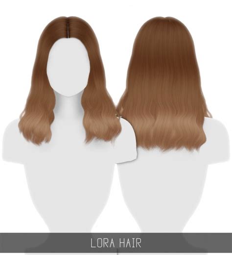 Simpliciaty Lora Hair Sims 4 Hairs