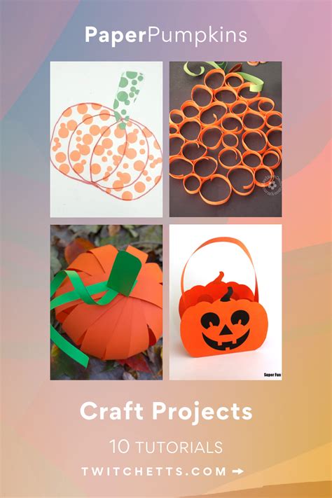 Pumpkin Construction Paper Crafts Construction Paper Pumpkins Craft For
