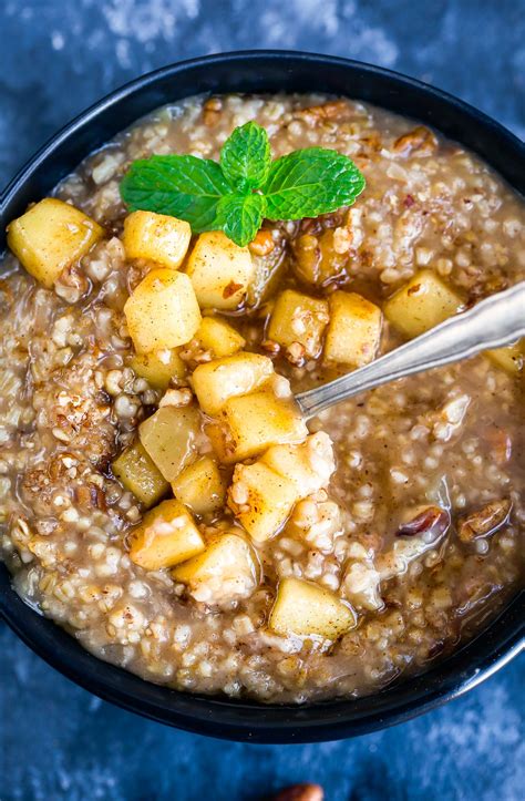 Enjoy these delicious apples any time of the day as a dessert, side, or even for breakfast. Instant Pot Apple Cinnamon Oatmeal - Peas And Crayons