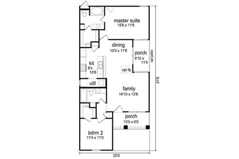 Cottage Style House Plan 2 Beds 2 Baths 1044 Sqft Plan 84 510