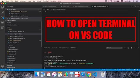 How To Open Terminal In Visual Studio Code Best Games Walkthrough