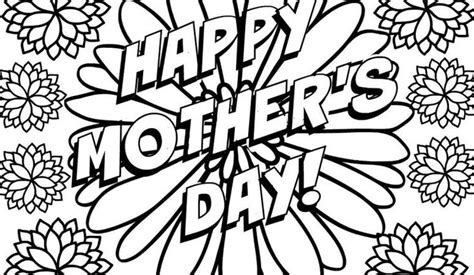Free printables for kids, including social stories, i spy games, visual schedules, calm down cards, and more! Happy Mother's Day Flowers Coloring Page - Free Printable ...