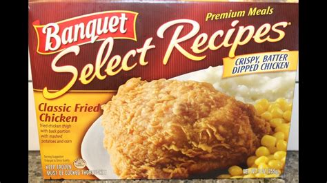 It includes country style gravy, mashed potatoes, breaded fried chicken patty and. Banquet: Classic Fried Chicken Review - YouTube