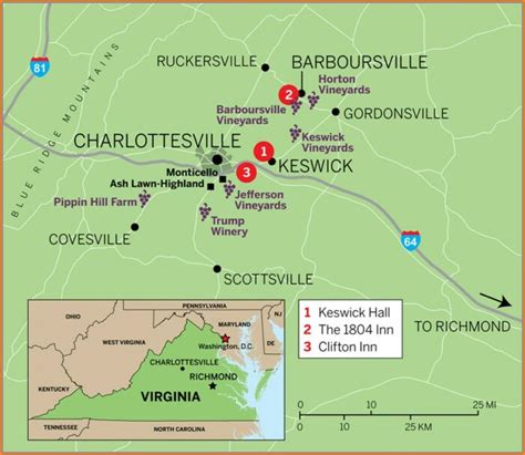 Charlottesville Wine Trail Map Map Resume Examples