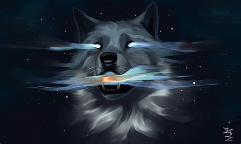 Fantasy Wolf 4k Ultra Hd Wallpaper By Rizkynn