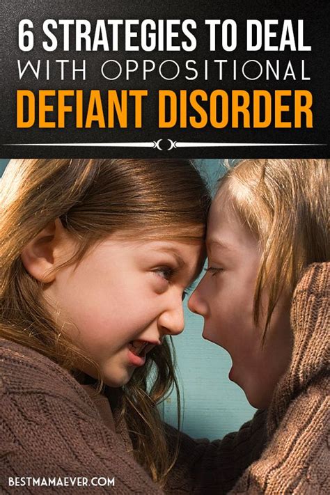 How To Deal With A Child With Odd 6 Strategies Oppositional Defiant Disorder Oppositional