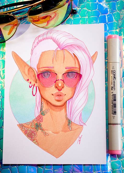 Newest Copic Marker Piece From This Weeks Speedpaint Video Watch Here