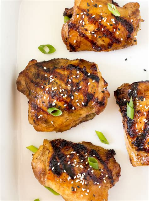 Easy, sweet, sticky caramelized outside, juicy and tender on the inside, and so freakin' delicious. Korean Grilled Chicken - Chef Savvy