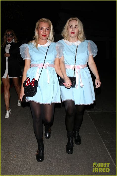 Rebel Wilson And Girlfriend Ramona Agruma Hold Hands During Second Night Out Celebrating Halloween