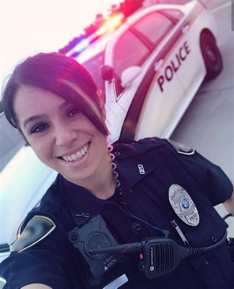 Smiling Female Police Officer