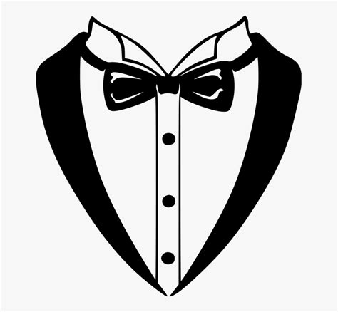 Transparent Tuxedo Clipart Suit And Tie Cartoon Hd Png Download