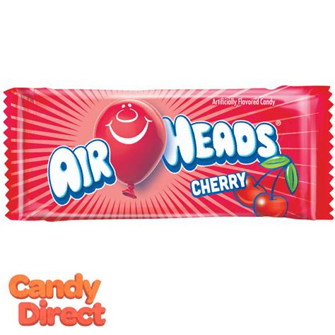 Cherry Airheads Mini Bars 8lb Bulk