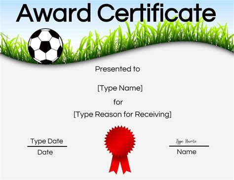 Use dynamic shapes that resize in any direction without becoming distorted. The astonishing Free Soccer Certificate Maker | Edit ...