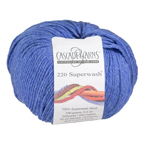 Cascade 220 Superwash Yarn 1951 Sapphire Heather At Jimmy Beans Wool