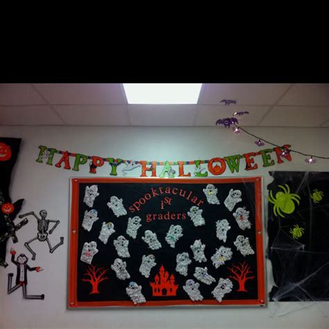 Spooktacular First Graders Halloween Bulletin Board Halloween