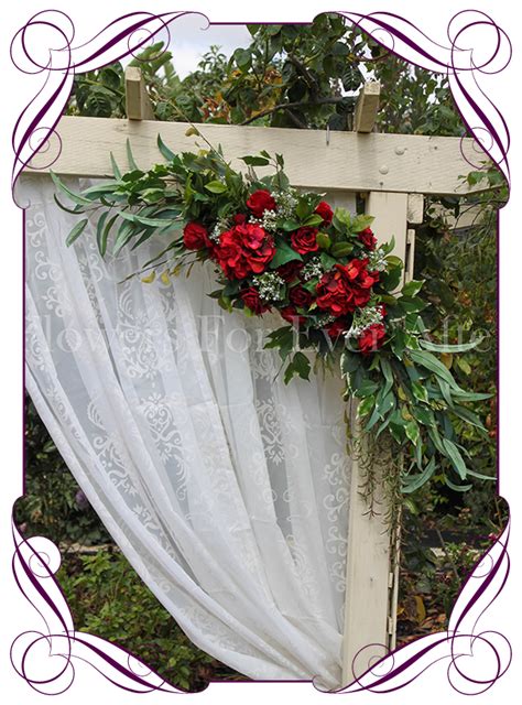 Here's another alternative wedding arch idea: Kristy Arbor / Arch Corner Decoration | Artificial Bridal ...