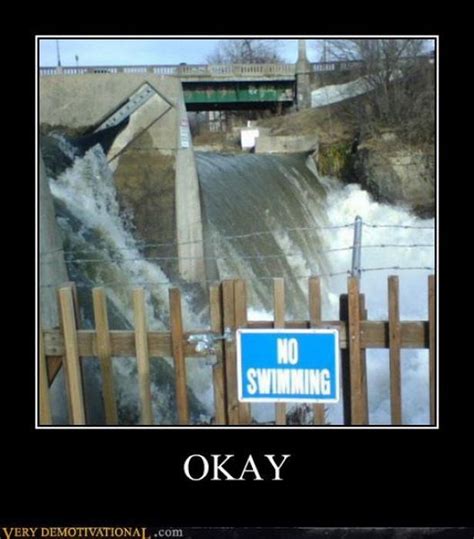 Funny Demotivational Posters 33 Pics Funny Pictures Swimming Sign