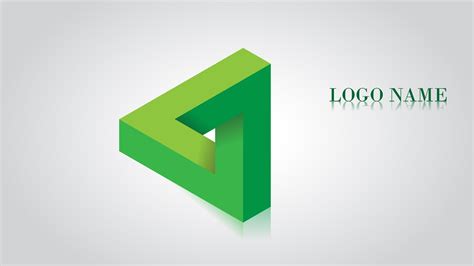 3d Triangle Logo Illustrator Tutorial By Quraishi G D Youtube