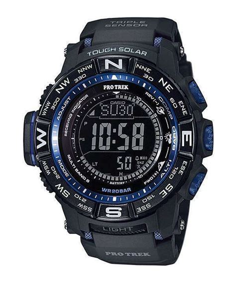 Casio Protrek Digital Atomic Tough Solar Triple Sensor Prw 3500y 1