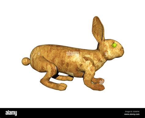Brown Brown Hare With Long Ears Stock Photo Alamy