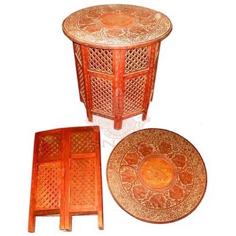 Multicolor Shrinath Art Gallery Wooden Sitting Round Stool At Rs 2050