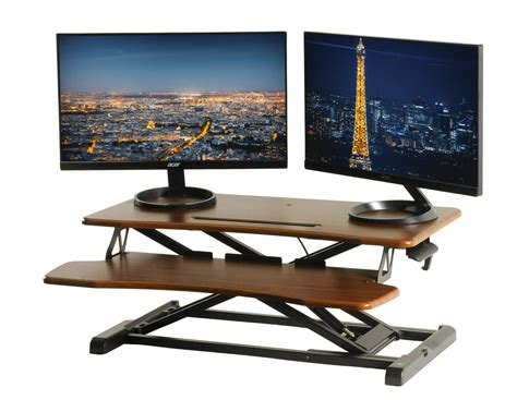 Techorbits Rise X Light Standing Desk Converter Height Adjustable