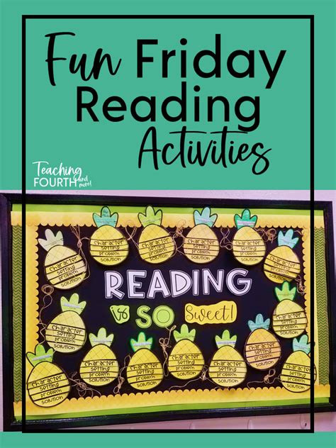 10 Fun Friday Reading Activities Teaching Fourth And More