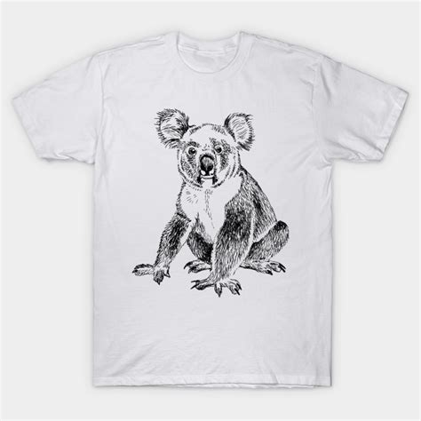 Koala Illustration Koala T Shirt Teepublic
