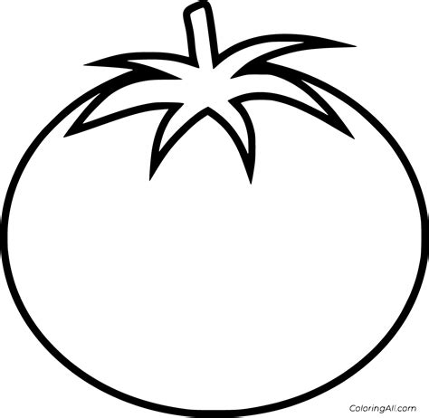 Tomato Coloring Pages 28 Free Printables Coloringall