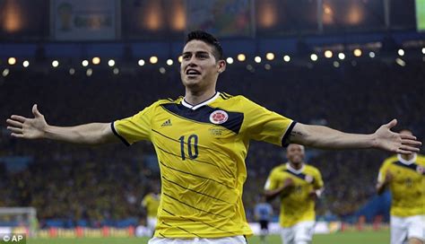 colombia goal hero james rodriguez ready to conquer world cup hosts brazil daily mail online