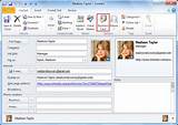 How To Create A Business Card In Outlook Pictures