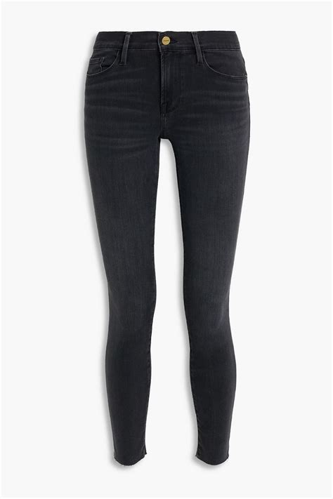 Frame Le Skinny De Jeanne Mid Rise Skinny Jeans The Outnet