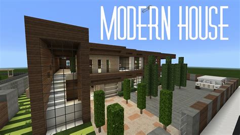Minecraft Pe 0140 House Showcase Modern House Tour