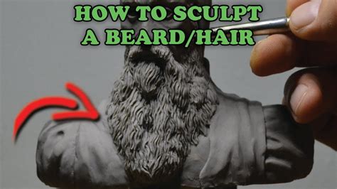 How To Sculpt Beardhair Tutorial Youtube