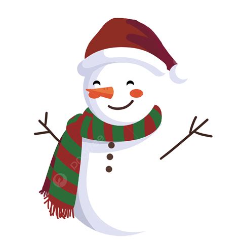 Cute Christmas Snowman Christmas Snowman Cartoon Png Transparent