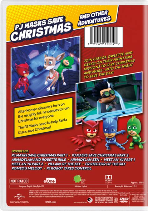 Pj Masks Pj Masks Save Christmas Own And Watch Pj Masks Pj Masks Save