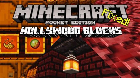 Hollywood Blocks Fixed Mcpe Texture Pack Youtube
