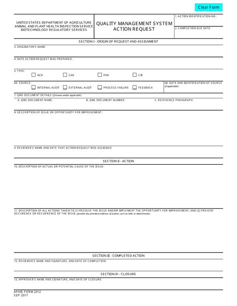 APHIS Form Fill Out Sign Online And Download Fillable PDF Templateroller