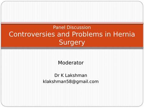 PDF Panel Discussion On Controversies And Problems In Inguinal Hernia Hot Sex Picture
